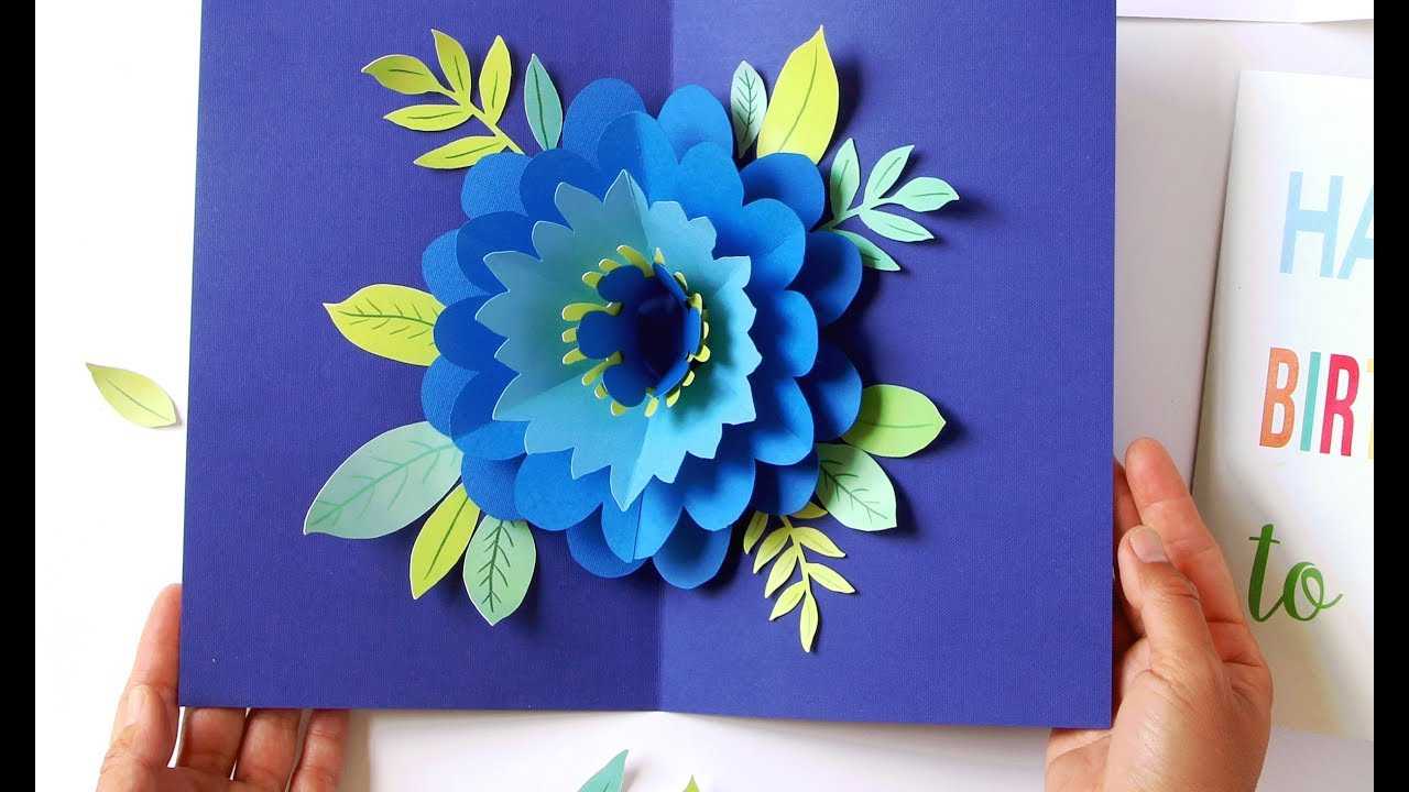 Diy Happy Mother's Day Card Pop Up Flower (Free Templates!) For Diy Pop Up Cards Templates