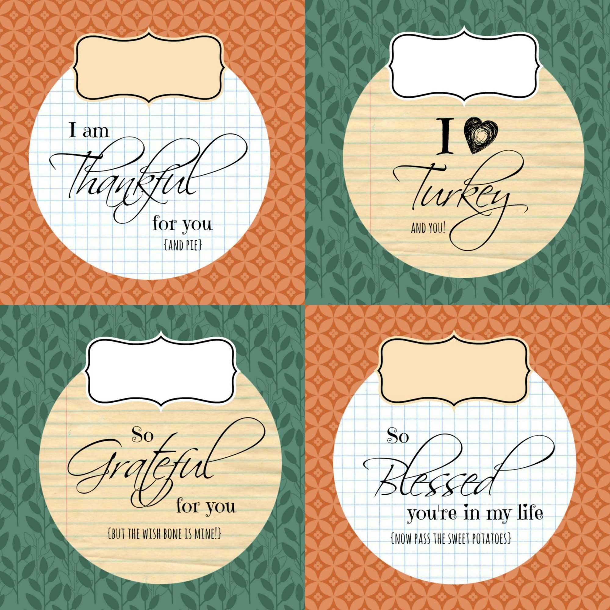 Diy Printable Thanksgiving Silverware Place Card Holders With Thanksgiving Place Card Templates