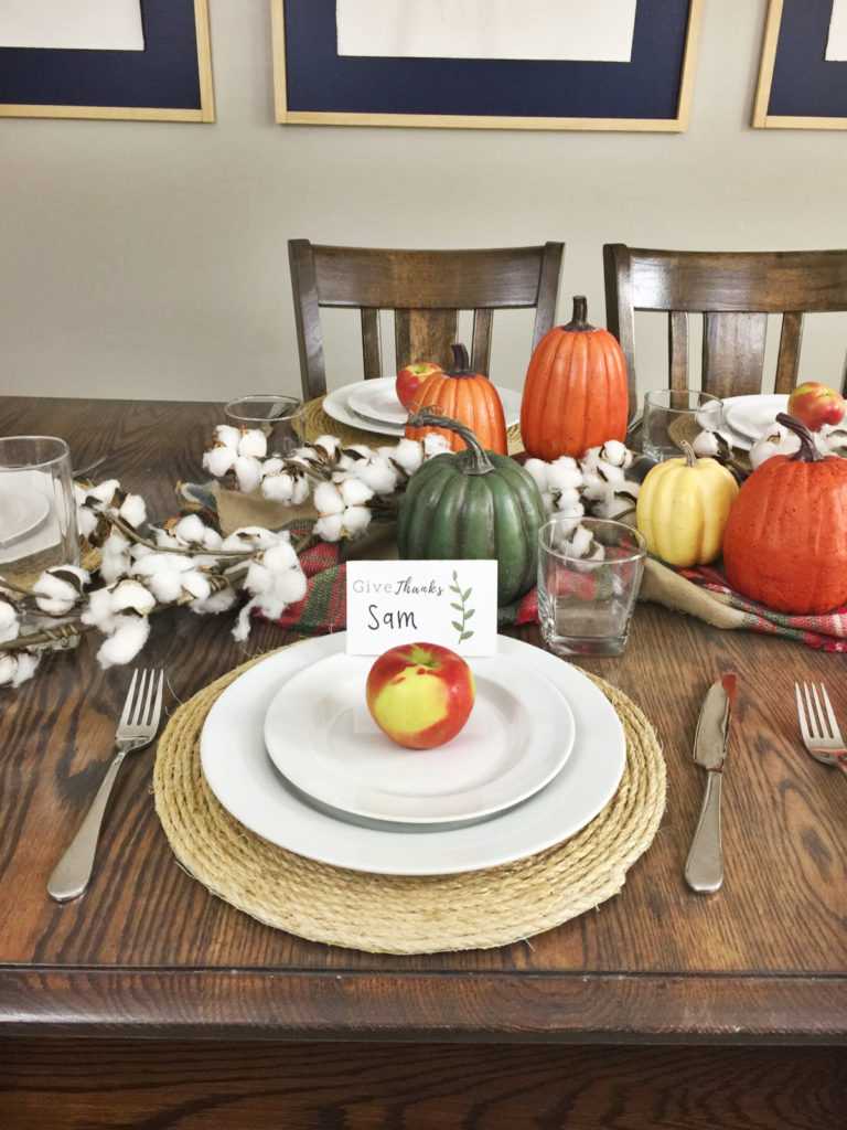 Diy Thanksgiving Place Cards Template | Birkley Lane Interiors In Thanksgiving Place Card Templates
