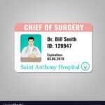 Doctor Id Card Intended For Doctor Id Card Template