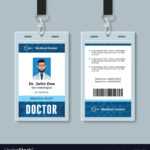 Doctor Id Card Medical Identity Badge Design In Hospital Id Card Template