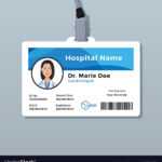 Doctor Id Card Medical Identity Badge Template Within Doctor Id Card Template