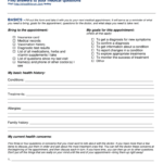 Doctor Visit Form Template – Fill Online, Printable Intended For Medical Appointment Card Template Free