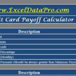 Download Credit Card Payoff Calculator Excel Template For Credit Card Interest Calculator Excel Template