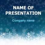 Download Free Deep Snow Powerpoint Template And Theme For For Snow Powerpoint Template