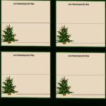 Download Free Printable Christmas Place Cards Regarding Pertaining To Free Place Card Templates Download