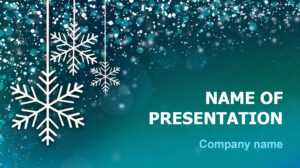 Download Free Snowing Snow Powerpoint Theme For Presentation for Snow Powerpoint Template