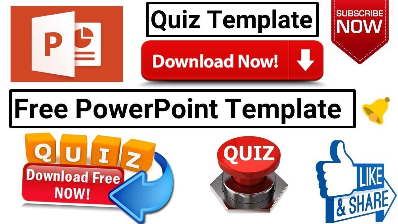 Download Free Template For Making Powerpoint Visual Quiz 2018 Updated Within Powerpoint Quiz Template Free Download