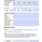 Download Sample Credit Card Authorization Form Template For Credit Card Billing Authorization Form Template