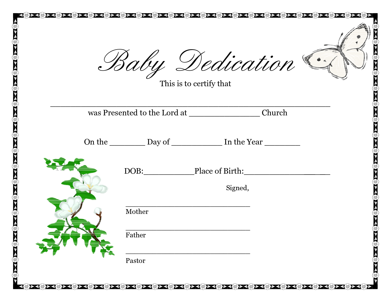 Downloadable Blank Birth Certificate Template Sample : V M D With Regard To Birth Certificate Templates For Word
