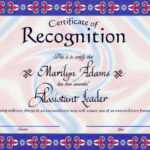 ❤️free Certificate Of Recognition Template Sample❤️ Inside Sample Certificate Of Recognition Template