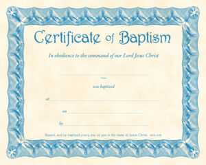 ❤️free Sample Certificate Of Baptism Form Template❤️ with regard to Christian Baptism Certificate Template