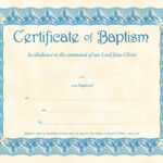 ❤️free Sample Certificate Of Baptism Form Template❤️ With Regard To Christian Certificate Template
