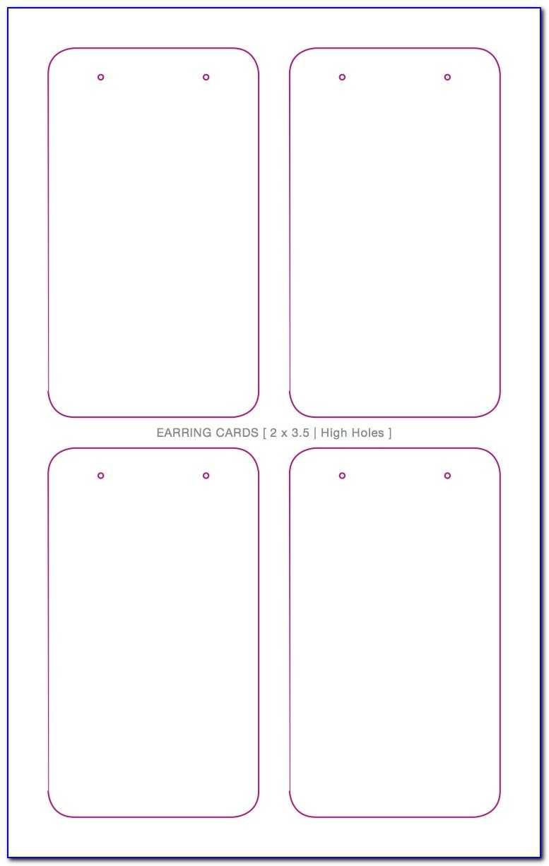Earring Display Cards Template | Marseillevitrollesrugby Inside Advocare Business Card Template