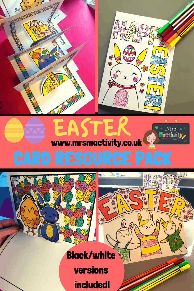 Easter Cards | Mrs Mactivity With Easter Card Template Ks2