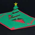 Easy Christmas Tree Pop Up Card Template For Pop Up Tree Card Template