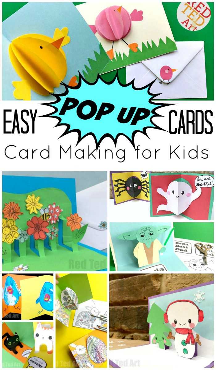 Easy Pop Up Card How To Projects – Red Ted Art Throughout Diy Pop Up Cards Templates