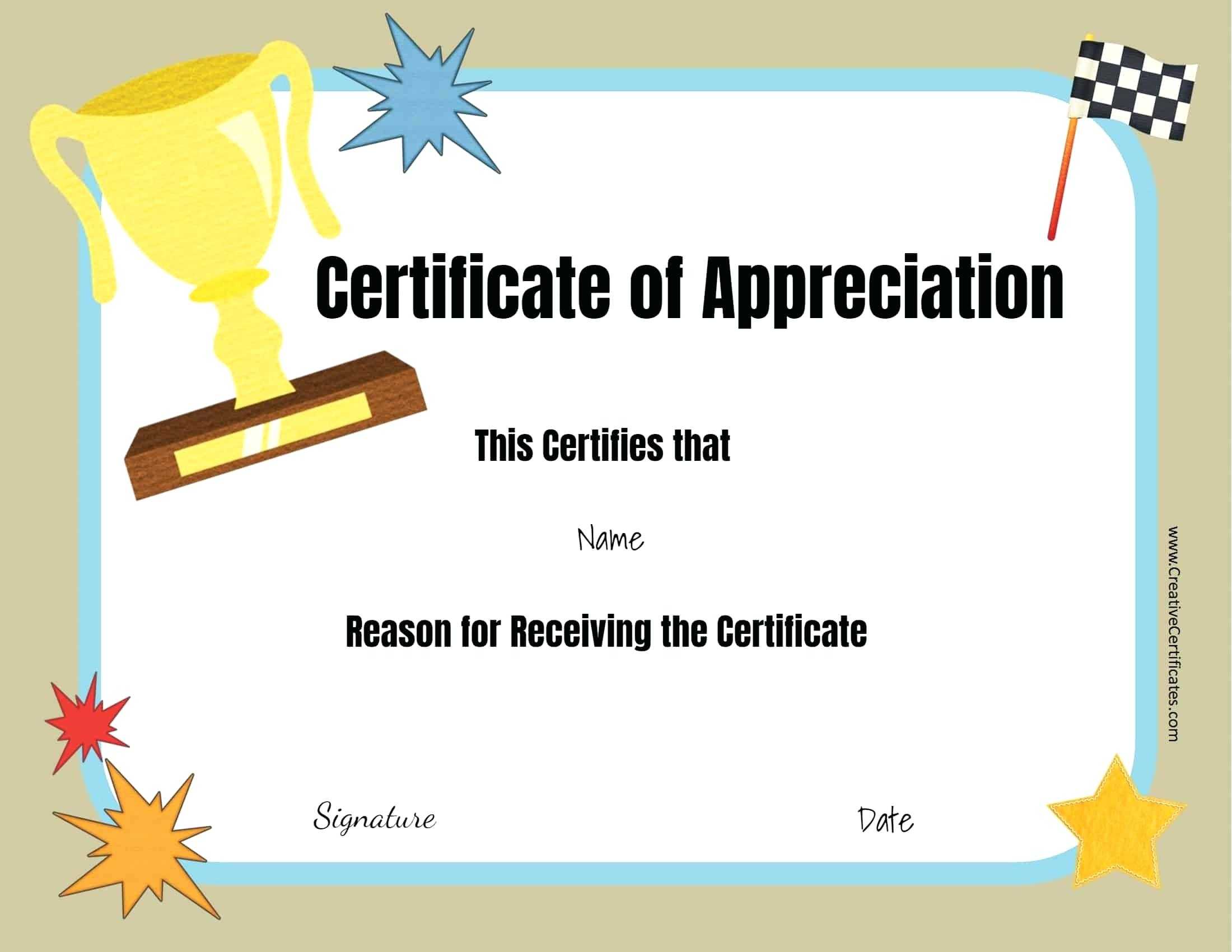 Editable Award Template – Bestawnings In Perfect Attendance Certificate Free Template