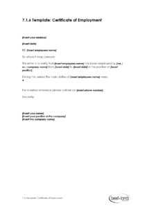 Editable Certificate Of Employment Template - Google Docs for Template Of Certificate Of Employment