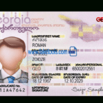 Editable Passport Template – Drivers License Psd Photoshop In Georgia Id Card Template