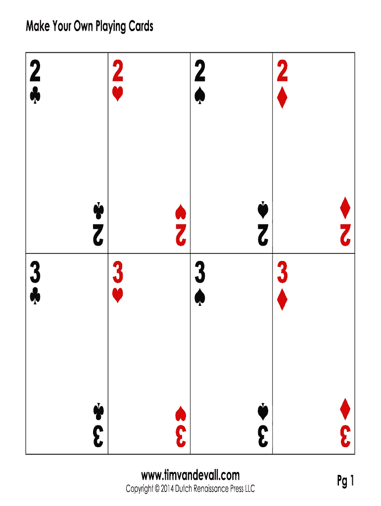 Editable Playing Card Template – Fill Online, Printable Regarding Template For Playing Cards Printable