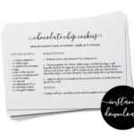 Editable Recipe Card Template – Printable Index Card Size Pertaining To 3X5 Note Card Template For Word