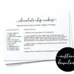 Editable Recipe Card Template Printable Index Size Microsoft In 4X6 Note Card Template