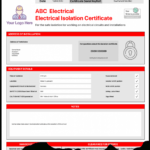 Electrical Isolation Certificate | Send Unlimited with regard to Electrical Isolation Certificate Template