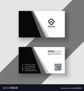 Elegant Black And White Business Card Template with regard to Black And White Business Cards Templates Free