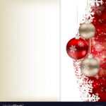 Elegant Christmas Card Template Within Happy Holidays Card Template