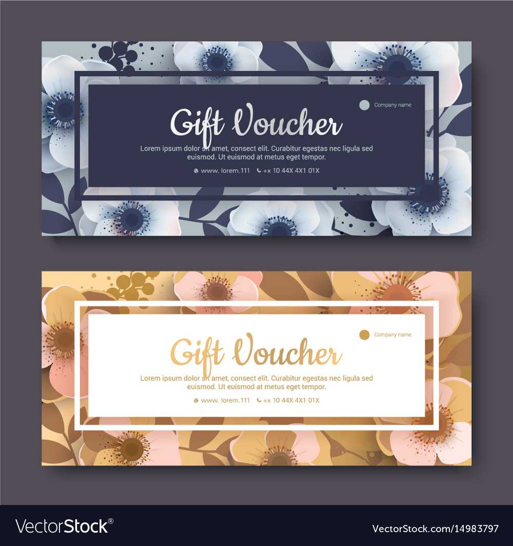 Elegant Gift Voucher Coupon Template In Elegant Gift Certificate Template