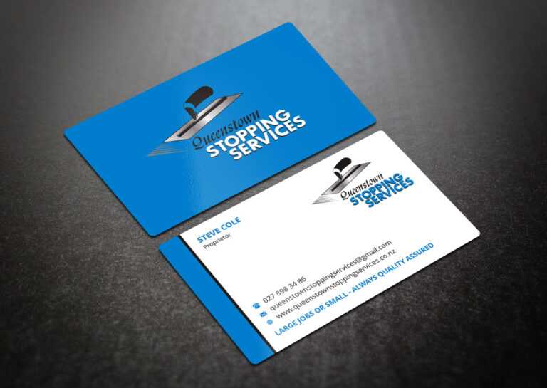 Plastering Business Cards Templates