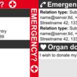 Emergency Card Template Inside Organ Donor Card Template