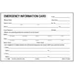 Employee Emergency Contact List Template – Heartwork Inside Emergency Contact Card Template