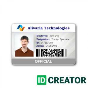 Employee Id Card Template Microsoft Word Free Download for Employee Card Template Word