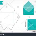 Envelope Template Images, Stock Photos & Vectors | Shutterstock Intended For Envelope Templates For Card Making