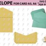 Envelope Template, Svg Printable Pdf Diy Digital Regarding Envelope Templates For Card Making
