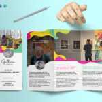 Event And Artistic Tri Fold Brochure Template For Tri Fold Brochure Publisher Template