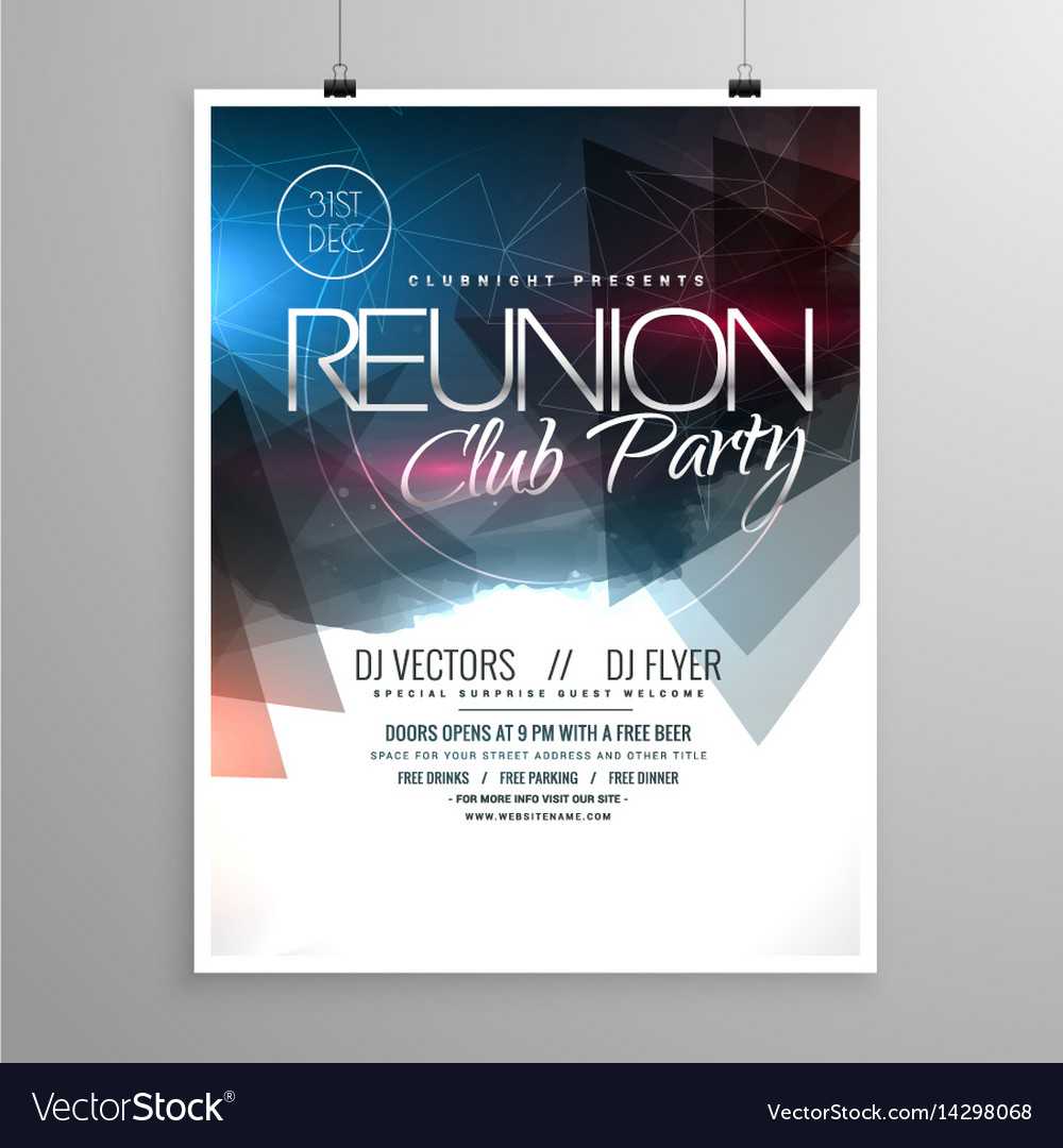 Event Club Party Flyer Template Brochure Design Inside Welcome Brochure Template