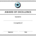 🥰 Free Sample Of Certificate Of Award Templates🥰 Inside Free Printable Blank Award Certificate Templates