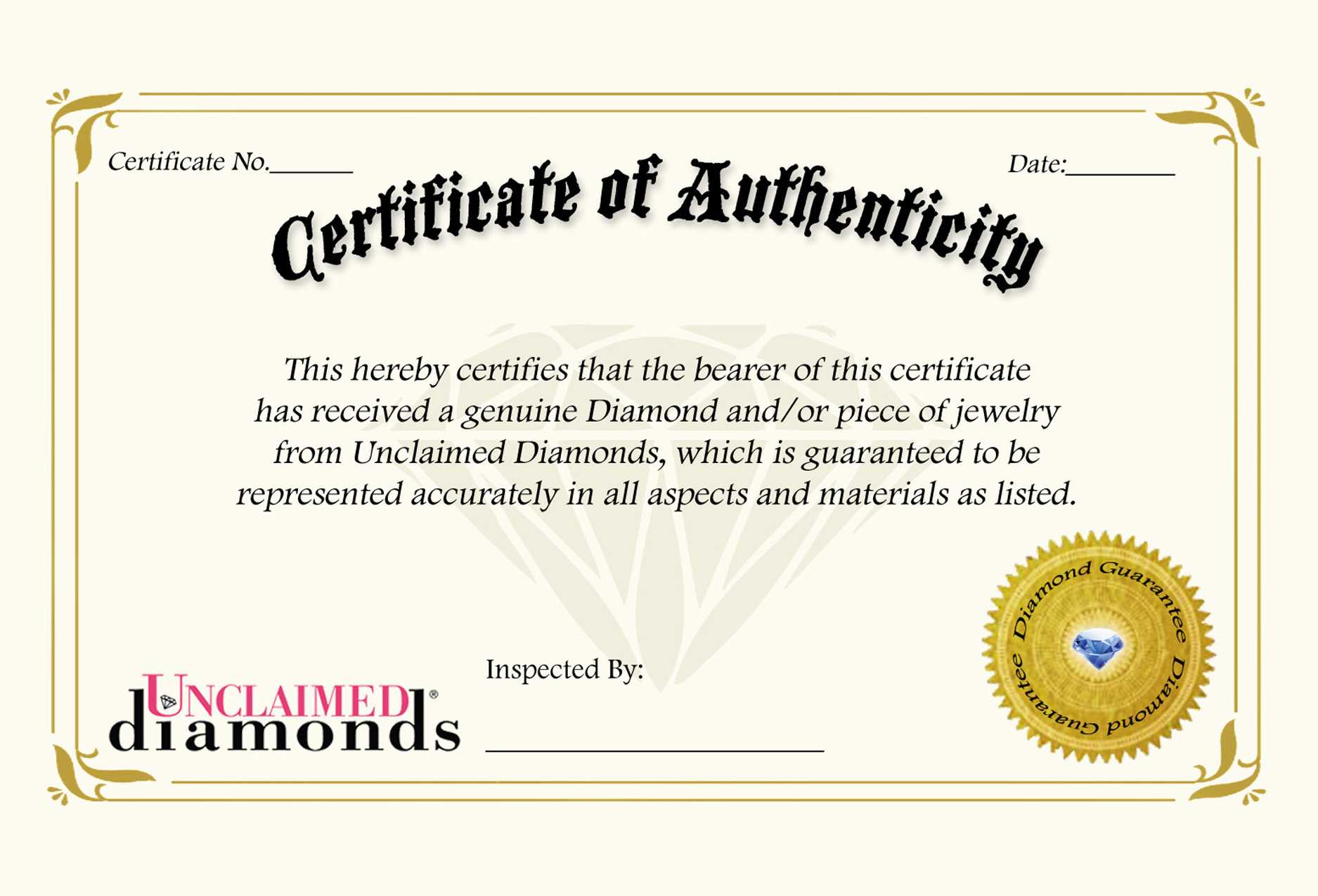 ?certificate Of Authenticity Template Sample & Example? In Certificate Of Authenticity Photography Template