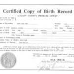 🥰free Printable Certificate Of Birth Sample Template🥰 Within Baby Death Certificate Template