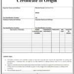 🥰free Printable Certificate Of Origin Form Template [Pdf in Certificate Of Origin For A Vehicle Template