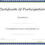 🥰free Printable Certificate Of Participation Templates (Cop)🥰 In Certificate Of Participation In Workshop Template