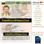 Fake Bulgaria Id Card Template Psd Editable Download In Blank Social Security Card Template Download