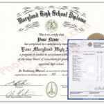 Fake Diplomas And Transcripts From Maryland – Phonydiploma For Ged Certificate Template