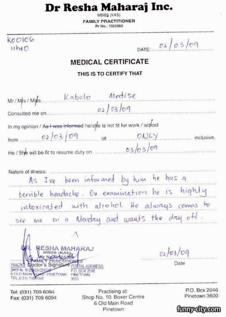 Fake Medical Certificate Philippines Medical Certificate In Free Fake Medical Certificate Template