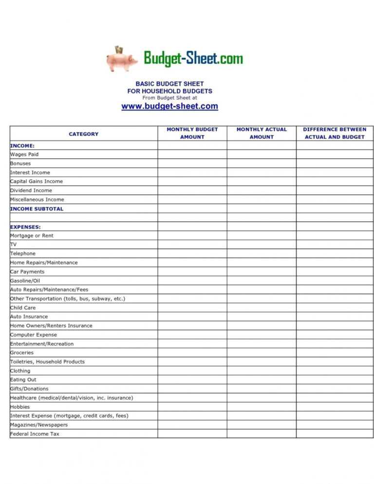 meal planning template google sheets