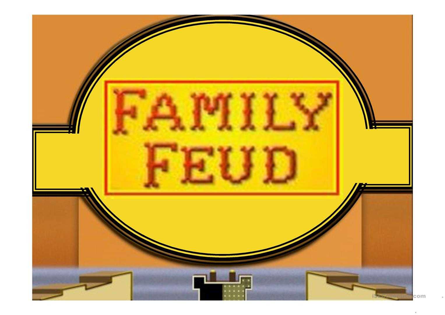 Family Feud Game Power Point Template – English Esl Pertaining To Family Feud Powerpoint Template Free Download