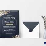 Farewell Party Invitation Card Template Pertaining To Farewell Invitation Card Template